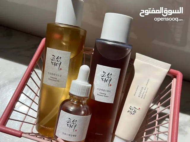 بكج جوسون الكوري افضل وارقئ واحسن المنتجات الكوريه غسول + اسنس مائي + بيوتي اوف جيسون سيروم + واقي.