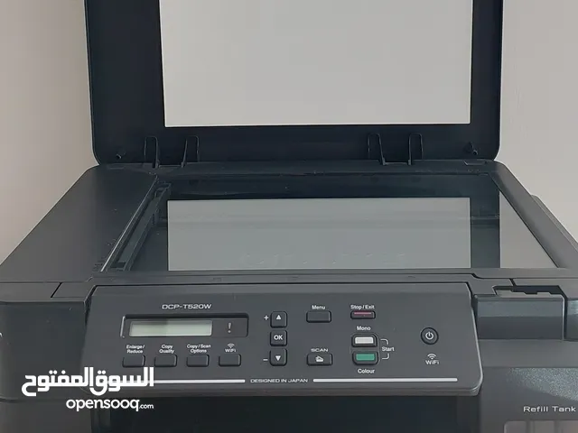طابعة برذر نضيفة جدا موديل t520w
