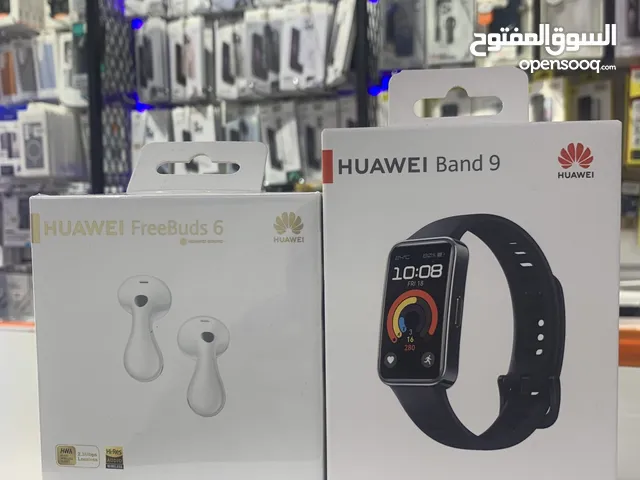 Huawei freebuds 6 White with band Huawei band 9
