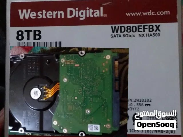 هارد 8 تيرا داخلي wd red plus الاصلي