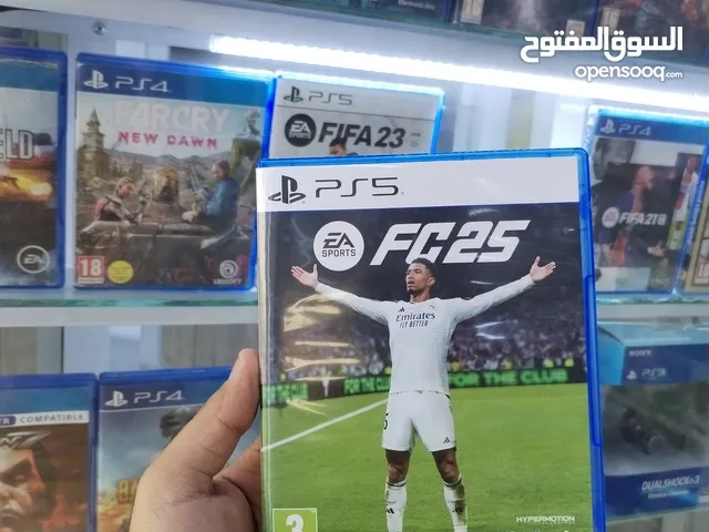 قرص فيفا 25 FC مستخدم نسخة عربية نسخة بلي ستيشن 5