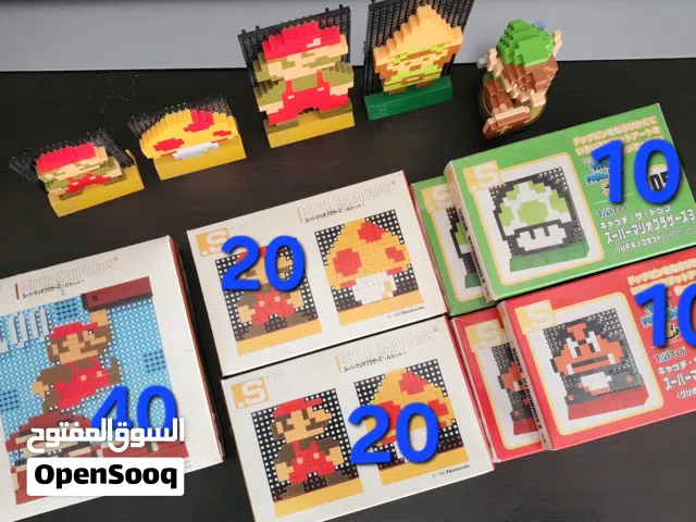Nintendo Super Mario Bros & Zelda Link Dot Pin pixel art