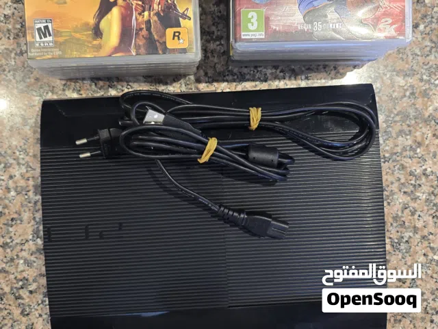 بلايستيشن 3 بحالة ممتازة جداً مع 13 لعبة!