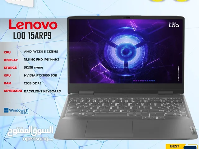 لابتوب لينوفو رايزن 5 Laptop Lenovo Ryzen 5 بافضل الاسعار