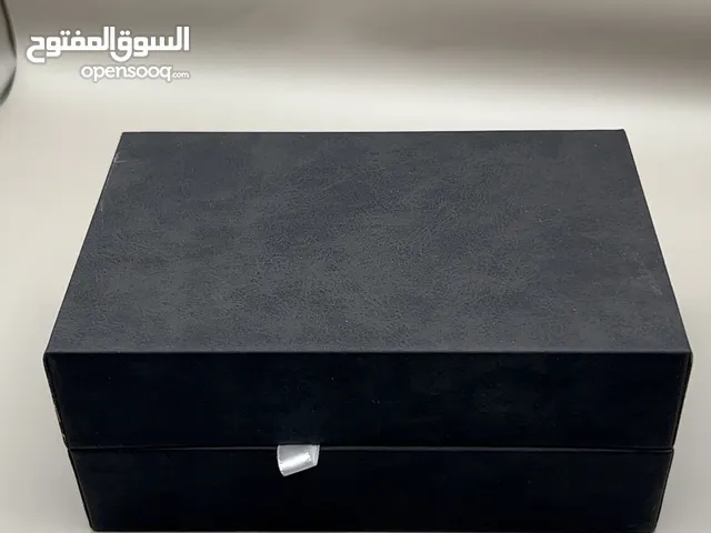 علب للعود جلد فاخر اوقية + ربع تولة
