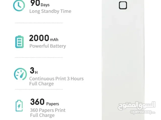 طابعة حرارية صغيرة من مارك لايف D210 متوافقة مع البلوتوث للمنزل والمكتب، ورق A4، بدون حبر تم التخفيض