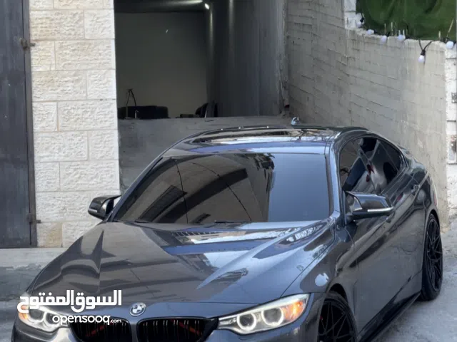 Bmw 428i 2016-2015 89000 كيلو جراند كوبيه صالون ام سبورت صالون ابيض كراسي فل كهرباء