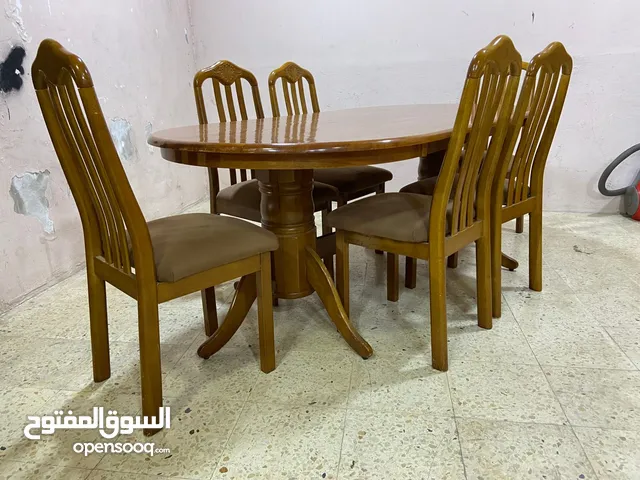 طاولة سفره 6 كراسي بحاله الوكاله