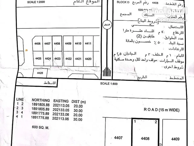 Residential Land for Sale in Dhofar Salala