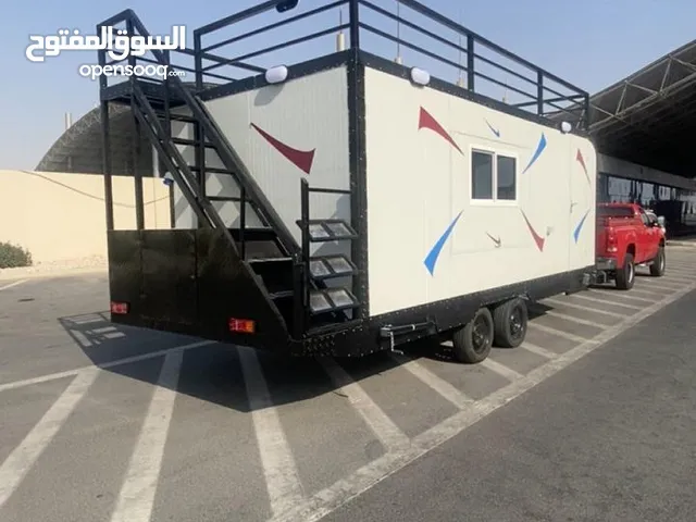 2 كرفان مقطورة للبيع جديدة