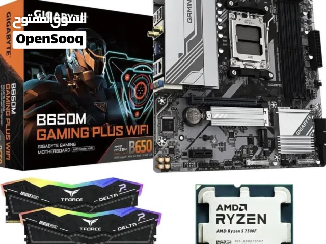 كومبو CPU, MOTHERBOARD, RAM جديد