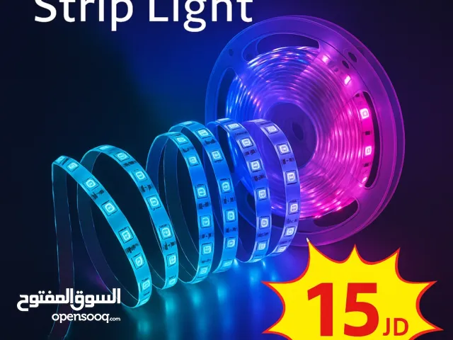 RGB LED Strip Light – إضاءة ديكورية ملونة