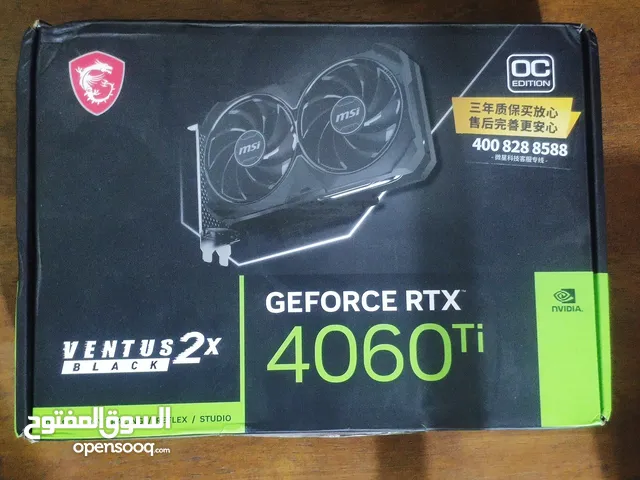 كارت شاشة msi 4060 ti oc