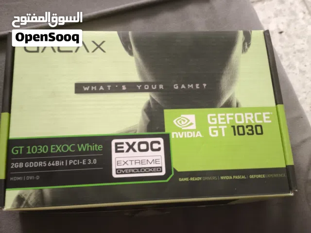 كرت شاشه Gt1030 2gb GDDR5  بل كارتونه