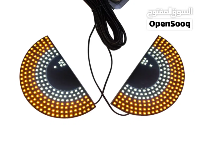 إضاءة عيون LED للسيارة – 11 وضع إضاءة مع منفذ USB