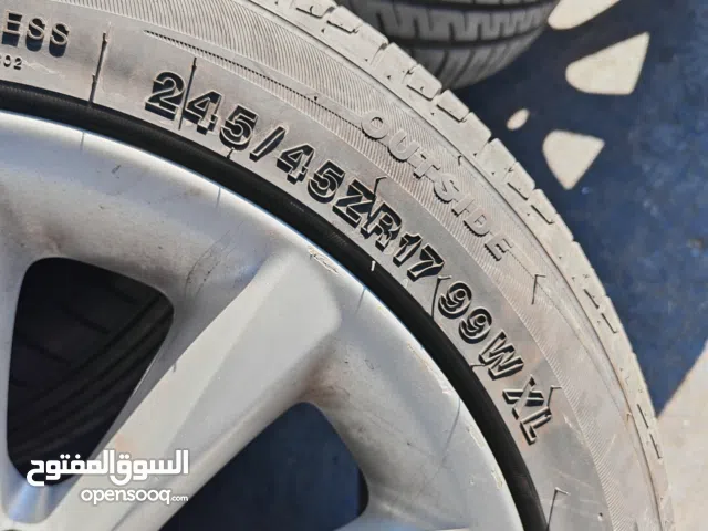 للبيع تواير 4 جديده مقاس 17/45/245 تايرات عدد 4
