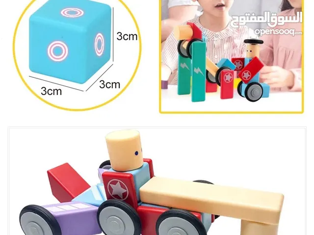 Magnetic plastic blocks toys for kids