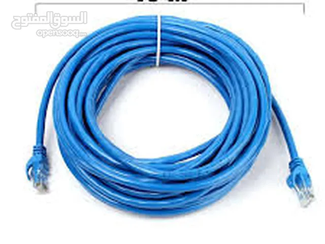 CABLE E.NET CAT6a patch cord gray 10M  كوابل انترنت 10M