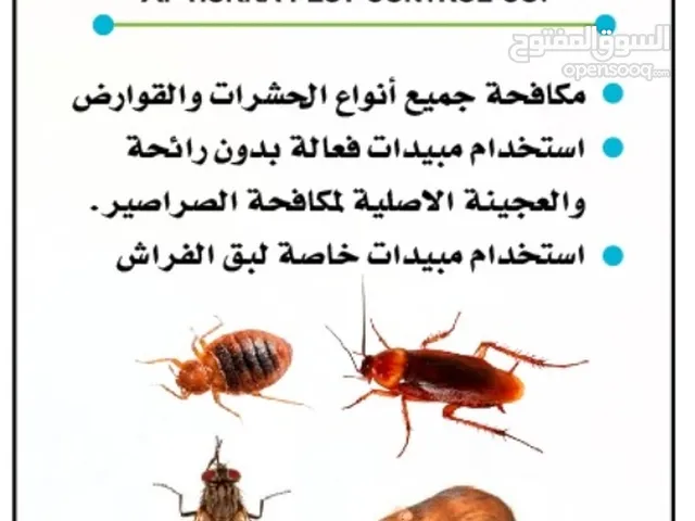 شركة الحرة لمقاولات مكافحة الحشرات والقوارض Al Hurra Pest Control Company