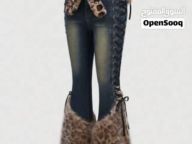 بنطلون جينز ، بنقشة النمر