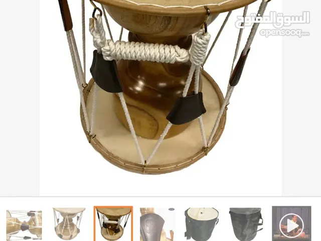 Authentic Korean janggu drum with travel bag