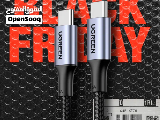 كيبل شحن تايب سي نوع يوجرين type-c ugreen 100 watt original Cable 2m