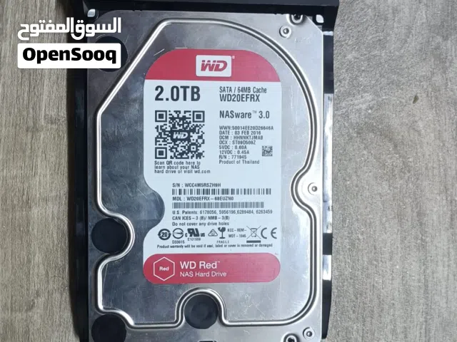 "WD Red 2TB NAS Hard Drive (WD20EFRX) – Perfect Condition Fully Working"