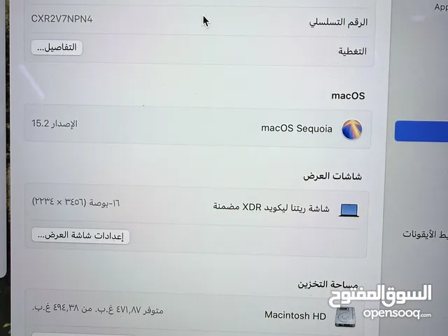 Macbook Pro M4 Ram24GB