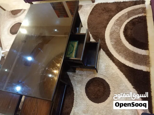 طاوله وسط خشب زان