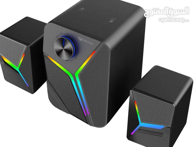 Meetion SP2011 2.1 Gaming Stereo Desktop Speakers with Subwoofers سماعات بإضاءة