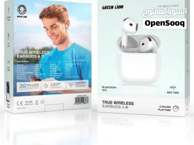 سماعة أذن لاسلكية جرين ليون الاصلية