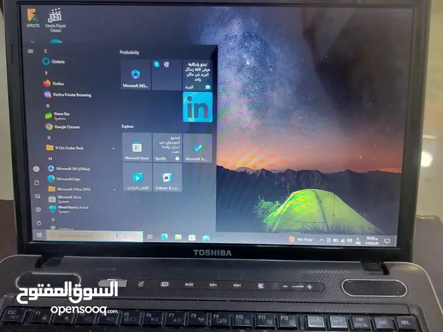 لابتوب توشيبا ويندوز 10 للبيع بسعر مغري