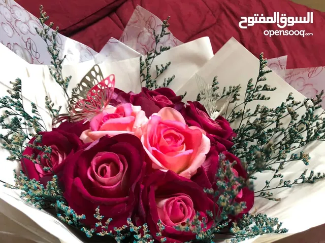 باقات ورد اسطناعي