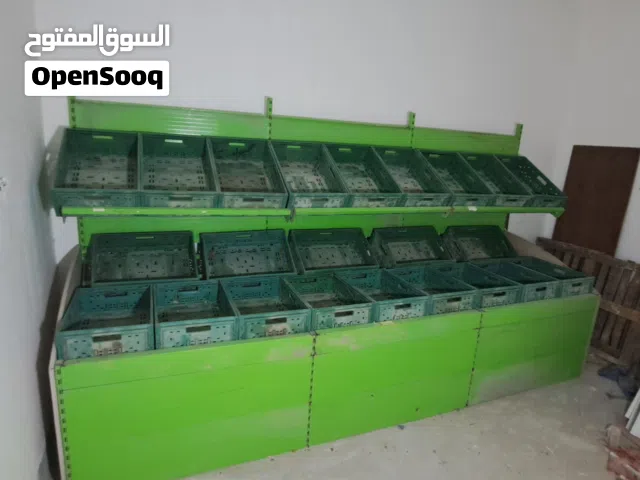رف مخضر رفوف فواكة ميز حديث فواكه كلش نضيف قياس 4.80 كامل سلات وجام موجود تركيب كلش قوي ونضيف بصرة