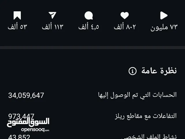 حساب انستا 42K بسعر مغري اقرأ الوصف