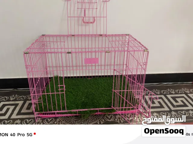 قفص قطط أو كلاب مستعمل قليل جدا جديد بعده مناسب للي عده قط طالب تزاوج أو قط حامل ع وجه ولاده يفيده