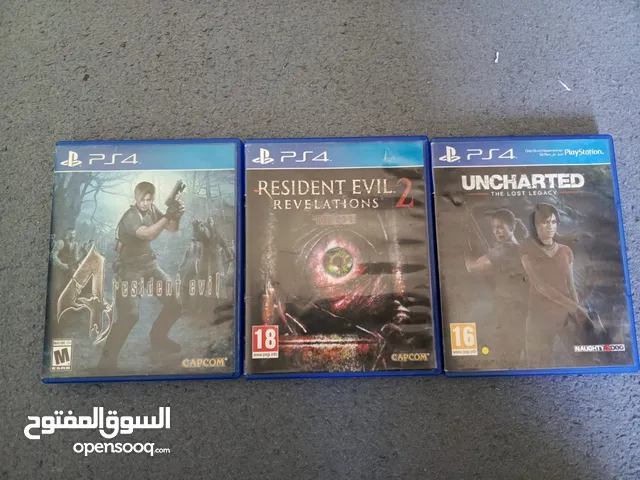 العاب ps4 بحاله الوكاله نظيفف