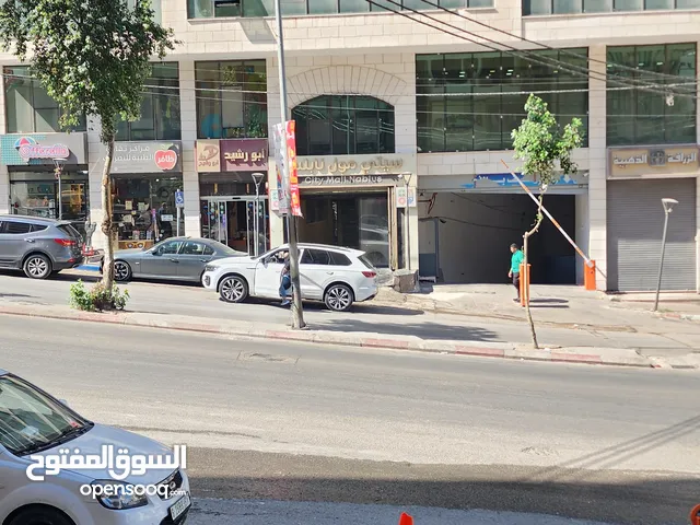 طابق تجاري للايجار 150متر مربع مشطب كامل وجاهز مقابل كراج ستي مول نابلس