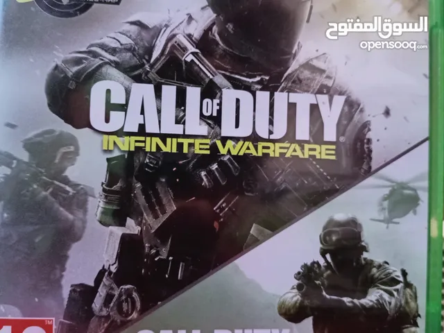 قرص modren warfare 4 remaster + لعبة infinte warfare