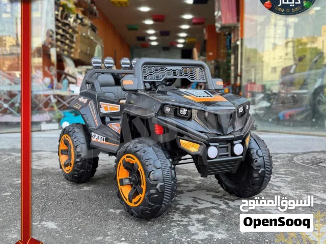 سياره ( جامبو ) 4 ماتور تناسب من عمر 1 الي 8 سنوات حسب حجم الطفل  فل اضافات اعللى صنف مع روموت ....