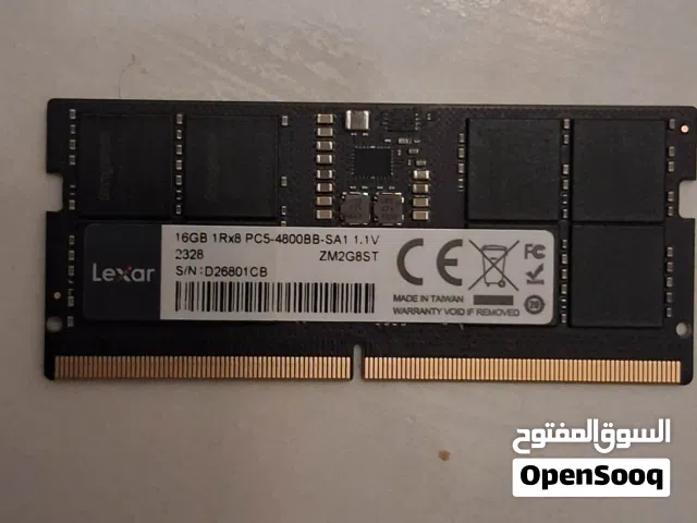 Ram 16 ddr5 استعمال نظيف