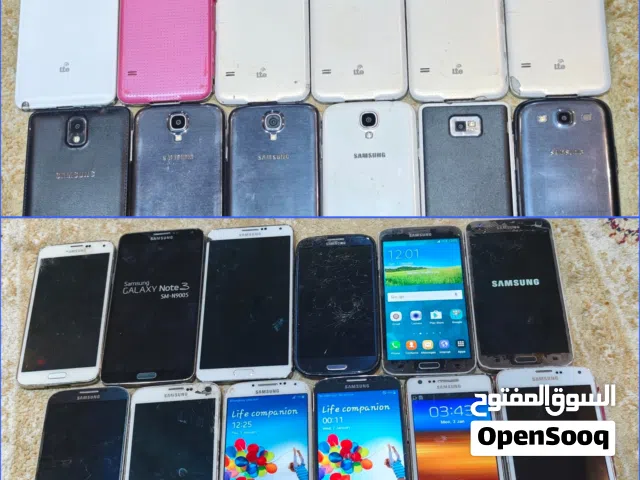 للبيع هواتف Samsung الاصدار القديمة S2/S3/S4/S5/NOTE2/NOTE3