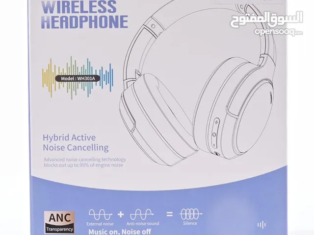 سماعة رأس لاسلكية من شركة Runolim Runolim Wireless Headphone – Model RUWH301AB
