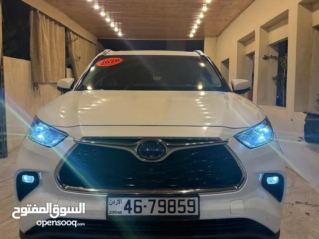 تويوتا هايلاندر بلاتينيوم أعلى صنف بالاضافات بانوراما 2020 جمرك جديد ب فحص 3 جيد بسعر مغري قابل