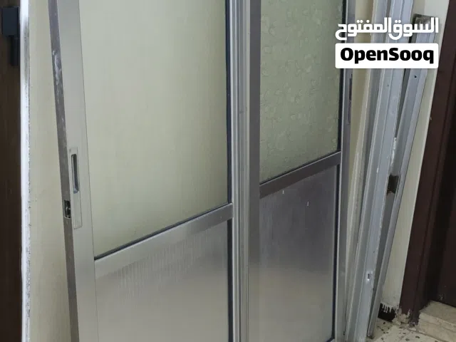 باب المنيوم سحب متر ونص عرض ورتفاع مترين