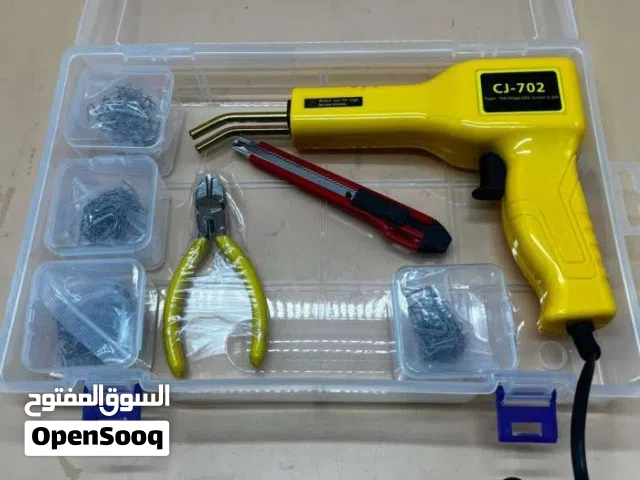 ماكنه لحام بلاستك و طمبونات مع قطع اللحام