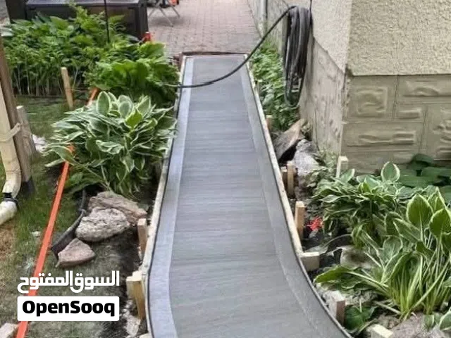 أعمال الخرسانة المطبوعة صبه مروحة صبة ممشة