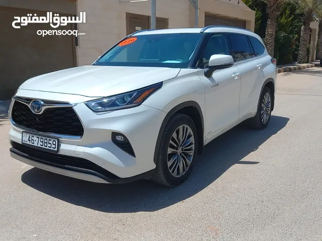 تويوتا هايلاندر بلاتينيوم أعلى صنف بالاضافات بانوراما 2020 جمرك جديد ب فحص 3 جيد بسعر مغري قابل