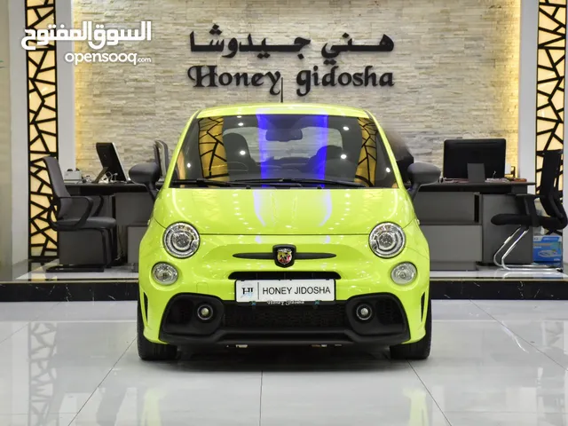 Abarth 595 Competizione ( 2022 Model ) in Green Color GCC Specs This has done a mileage of 48,000 Km