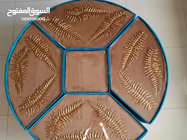 تربيزات لون تركوازي بحاله جيده جدا